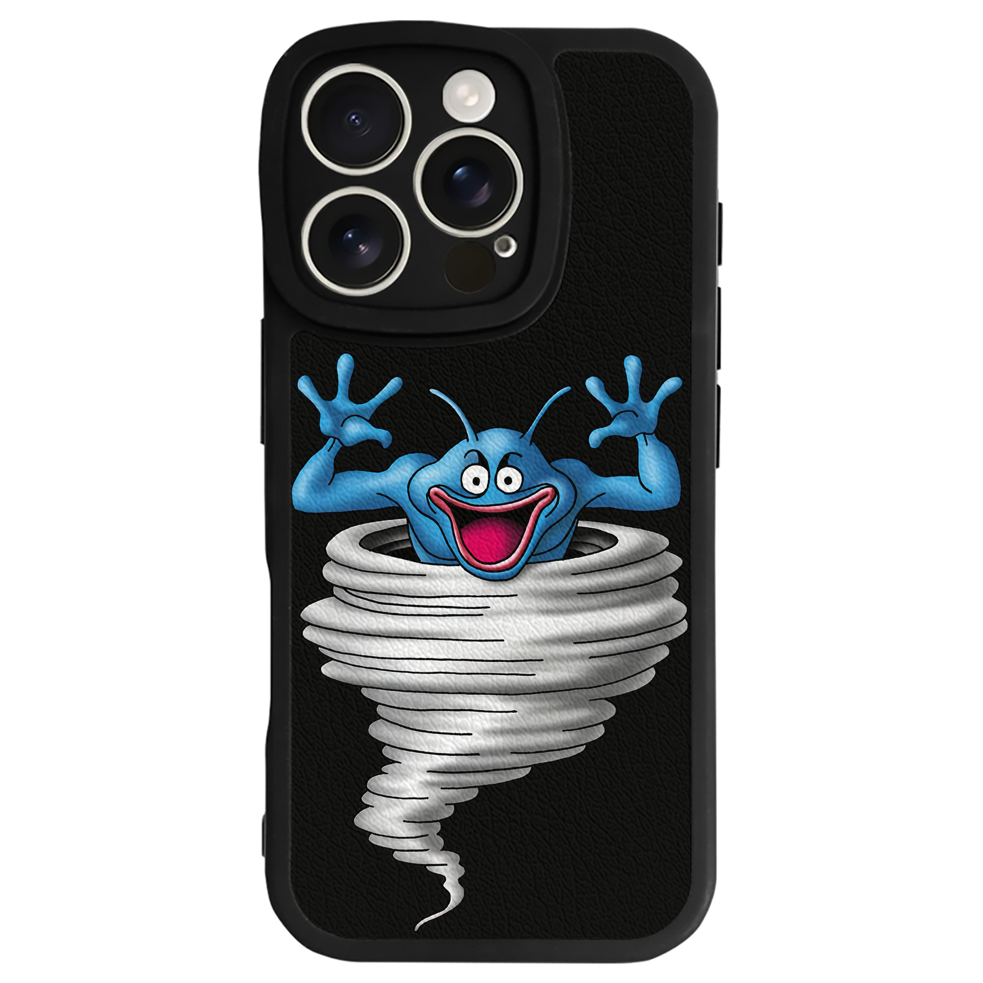 （画像用） ドラゴンクエスト Doragon Kuesuto Dragon Quest 【iPhone 16シリーズ対応】シリコンスマホケース（レザー調） 材質：シリコン